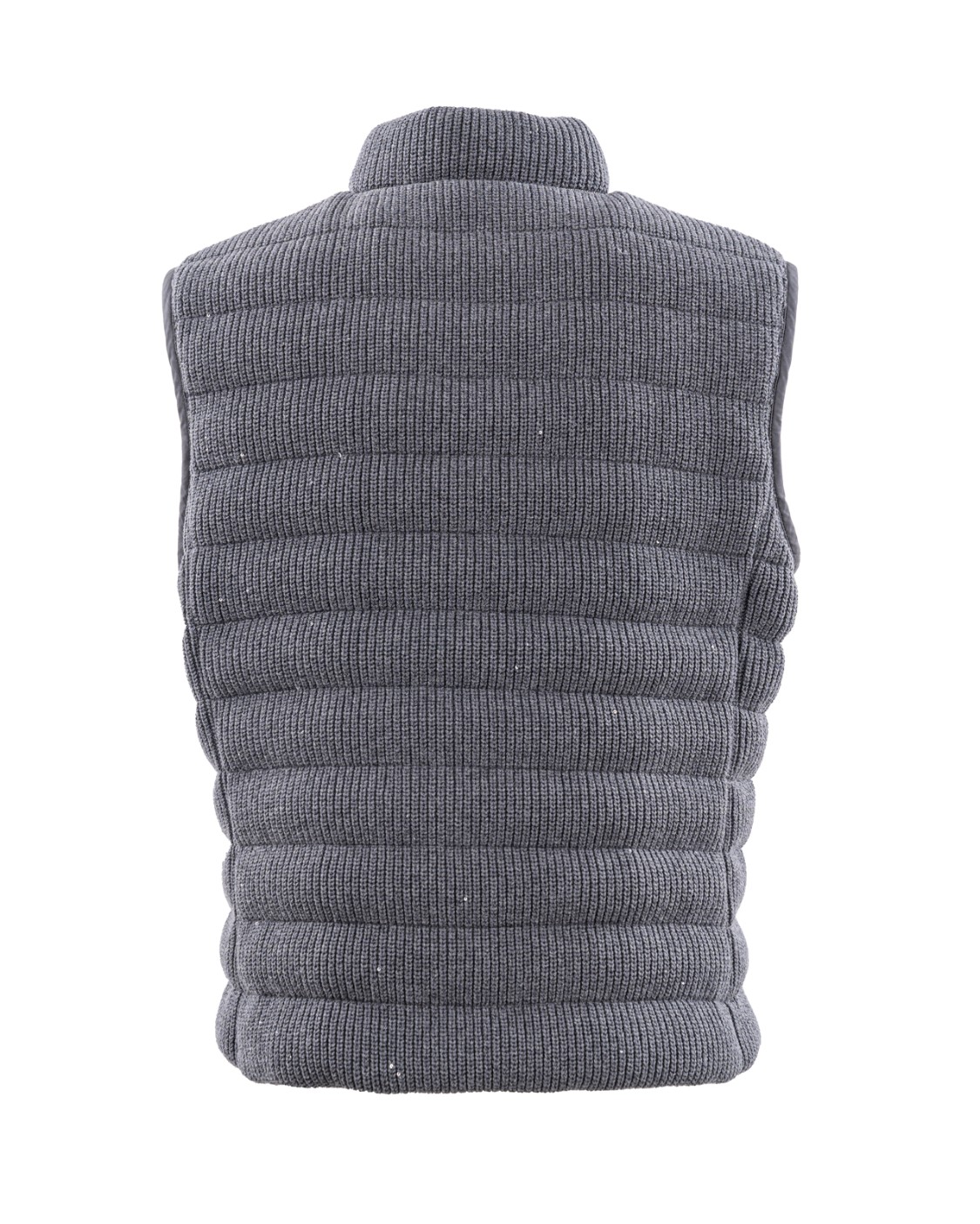 shop BRUNELLO CUCINELLI  Gilet: Brunello Cucinelli piumino senza maniche in maglia di cotone Dazzling costa inglese con monile.
Chiusura con zip.
Fodera in nylon idrorepellente.
Tasche basse con zip.
Imbottitura realizzata con materiali naturali di alta qualità: 90% piumino d'oca, 10% piuma d'oca.
Decorazione in monile Nickel-free.
Composizione: 96% COTONE, 4% POLIESTERE. 
Made in Italy.. M0DVT2776-CSM62 number 311937